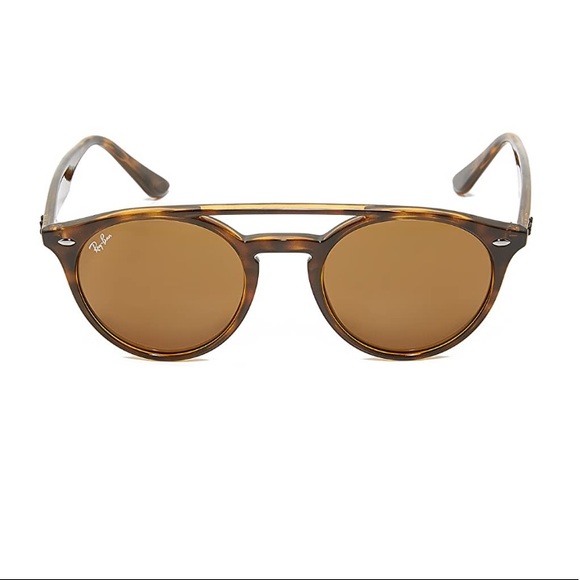 Ray Ban Round Brow Bar Sunglasses - Picture 4 of 11